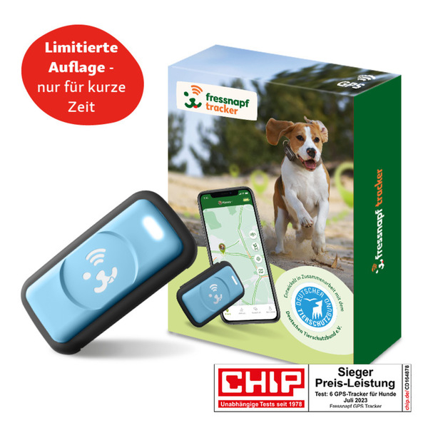 Bild 1 von Fressnapf GPS-Tracker für Hunde happy blue *limitierte Auflage