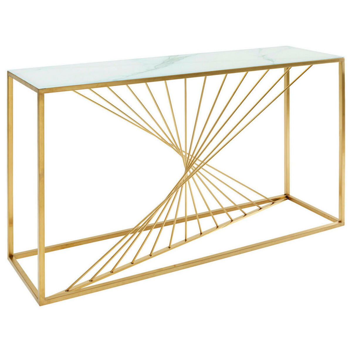 Bild 1 von Kare-Design KONSOLENTISCH Weiß, Gold