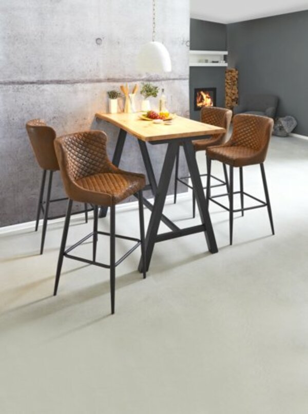 Bild 2 von Bartisch SANDBY 71x128 natürliche Eiche/schwarz