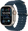 Bild 1 von Watch Ultra 2 (49mm) GPS+4G Smartwatch Titan mit Ocean Armband titan/blau