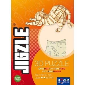JIGZLE 3D-Puzzle - Katze - 48 Teile