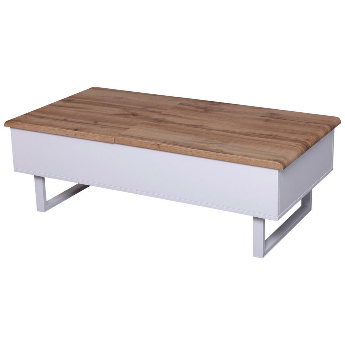 Bild 1 von Livetastic COUCHTISCH Weiß, Eiche
