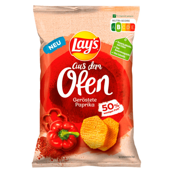 Bild 1 von Lay's Chips aus dem Ofen Geröstete Paprika 100g