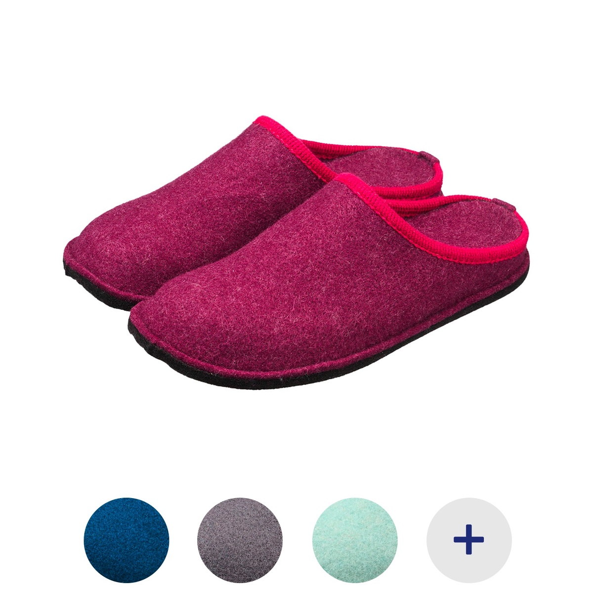 Bild 1 von Damen und Herren Filzpantoffeln