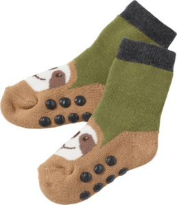 ALANA Kinder ABS Socken, Gr. 23/26, mit Bio-Baumwolle, grün