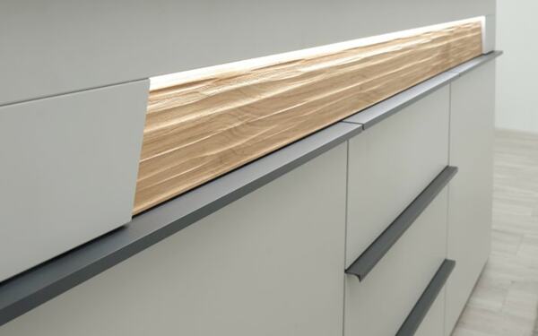 Bild 3 von Loddenkemper - Kommode Norano, kristallgrau, 180 x 80 cm