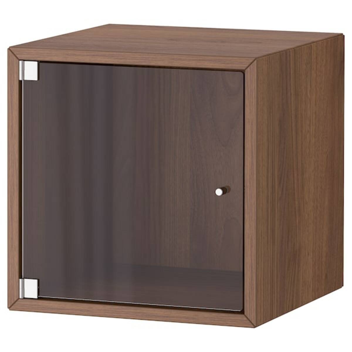 Bild 1 von EKET  Wandschrank mit Vitrinentür, braun Nussbaumnachbildung