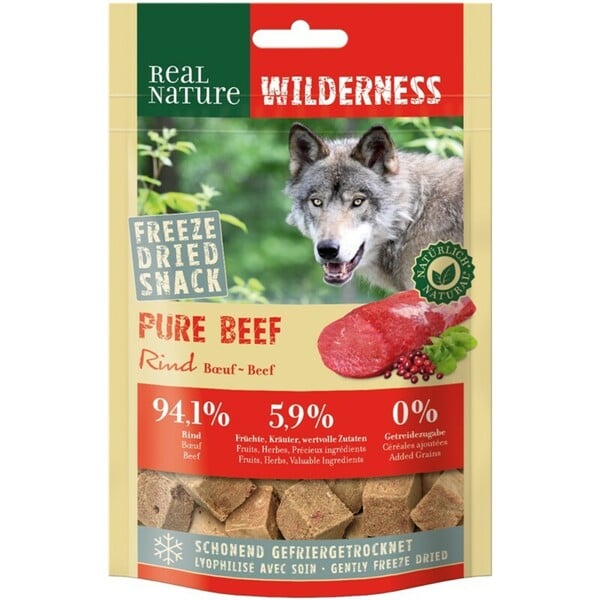 Bild 1 von REAL NATURE Wilderness Pure Snack 1x50g Rind