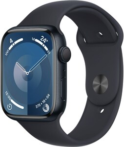 Watch Series 9 (45mm) GPS Smartwatch Aluminium mit Sportarmband M/L mitternacht/mitternacht