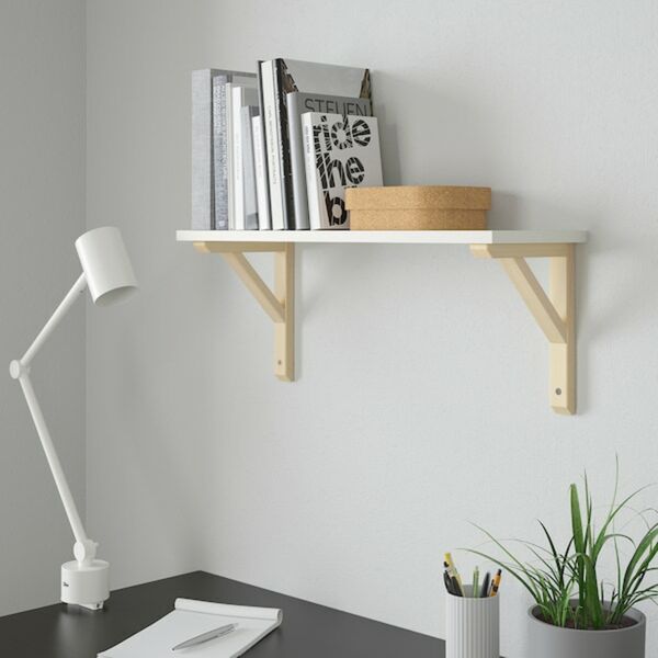 Bild 2 von BURHULT / SANDSHULT  Wandregal, weiß/Espe