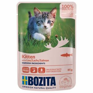 BOZITA Kitten Häppchen 12x85g Lachs