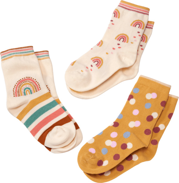 Bild 1 von ALANA Kinder Socken, Gr. 31/33, mit Bio-Baumwolle, gelb, bunt