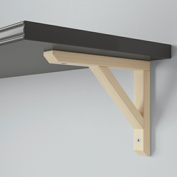 Bild 4 von BERGSHULT / SANDSHULT  Wandregal, dunkelgrau/Espe