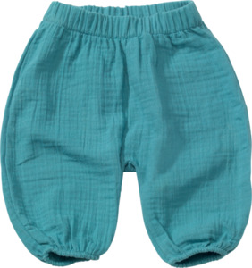 ALANA Baby Hose, Gr. 62, aus Bio-Baumwolle, blau