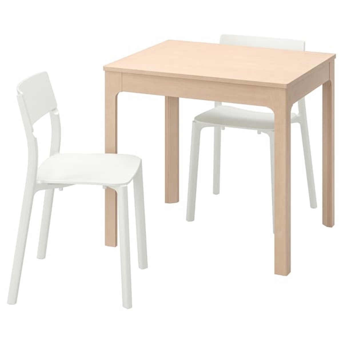 Bild 1 von EKEDALEN / JANINGE  Tisch und 2 Stühle, Birke/weiß