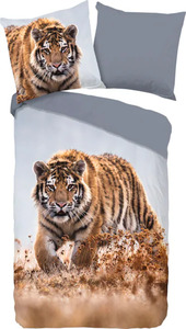good morning Kinderbettwäsche »Tiger«, (2 tlg.), 100% Baumwolle