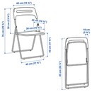 Bild 4 von NORBERG / NISSE  Tisch und Stuhl, weiß/verchromt weiß