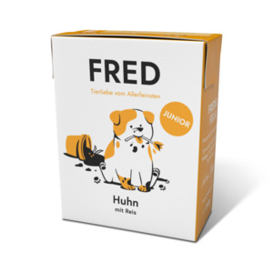 Fred & Felia FRED 10x390g JUNIOR Huhn mit Reis