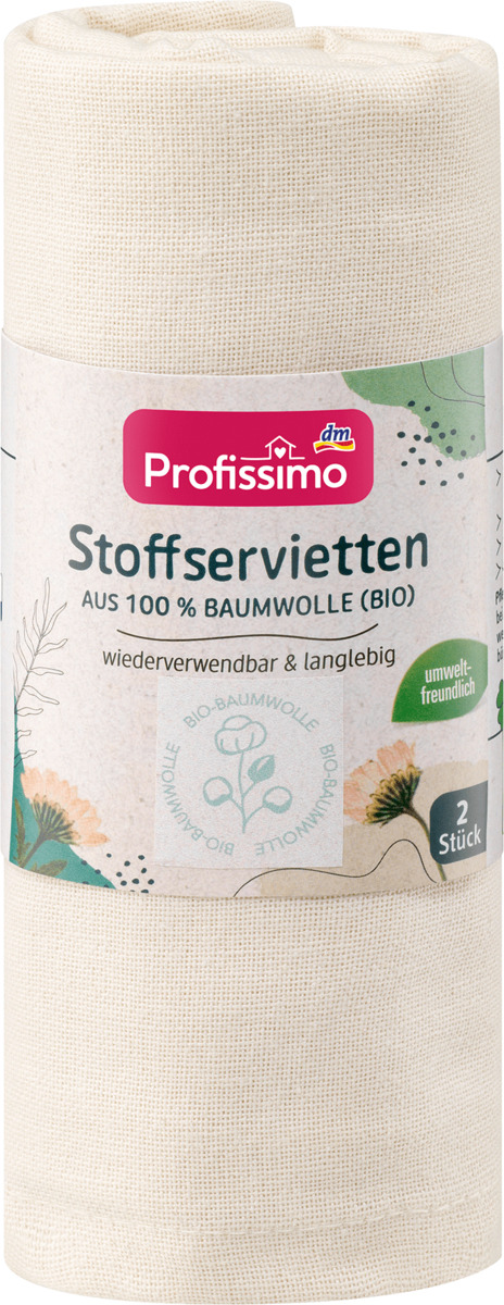 Bild 1 von Profissimo Stoffservietten aus Bio-Baumwolle