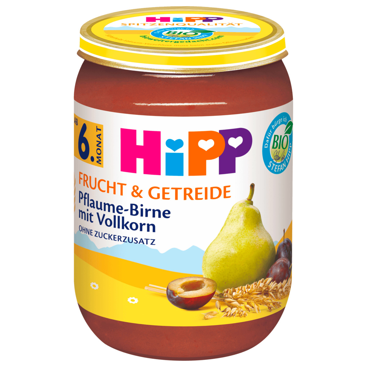 Bild 1 von Hipp Frucht & Getreide Bio Pflaume-Birne Vollkorn 190g
