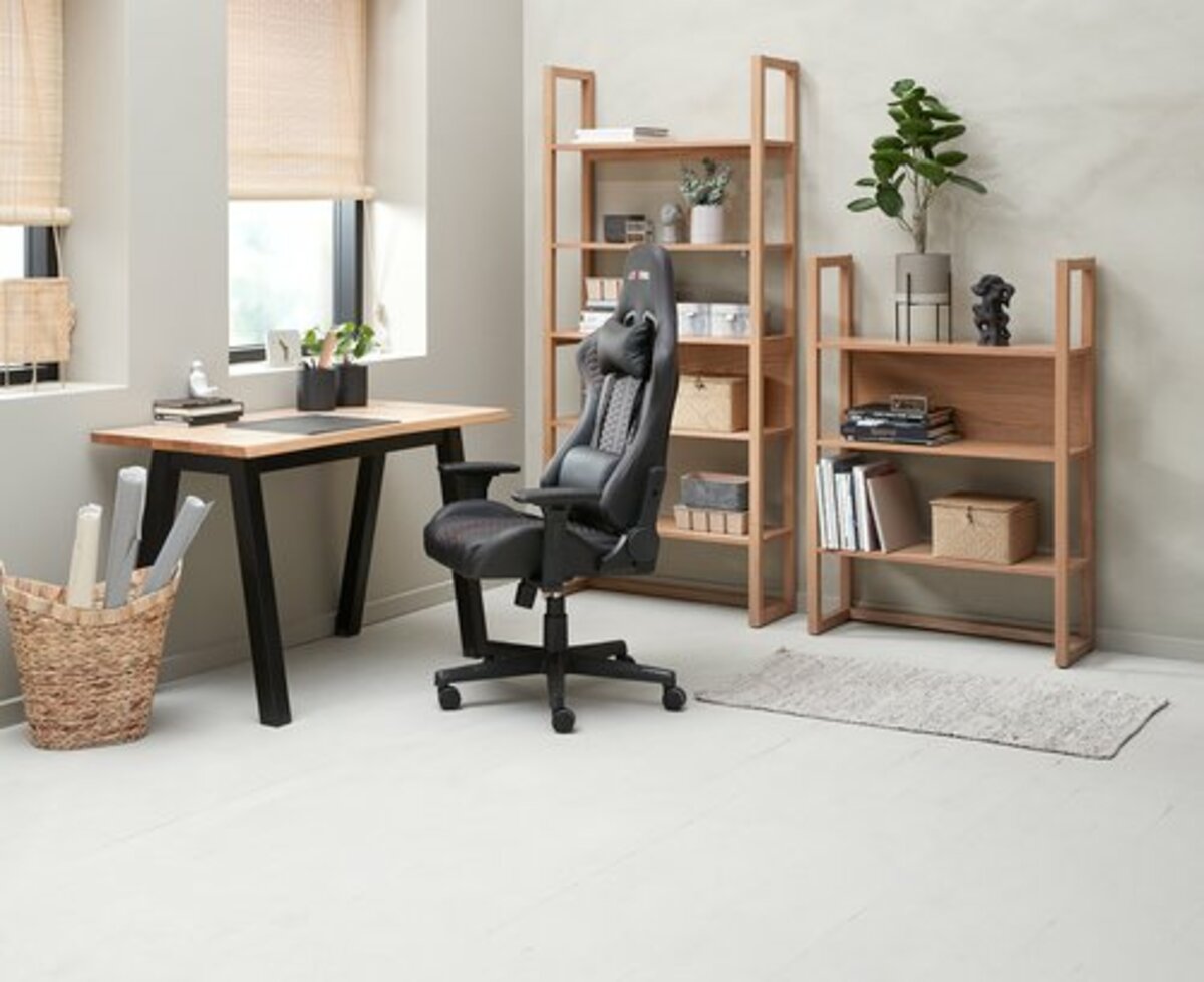 Bild 2 von Schreibtisch SKOVLUNDE natürliche eiche/schwarz