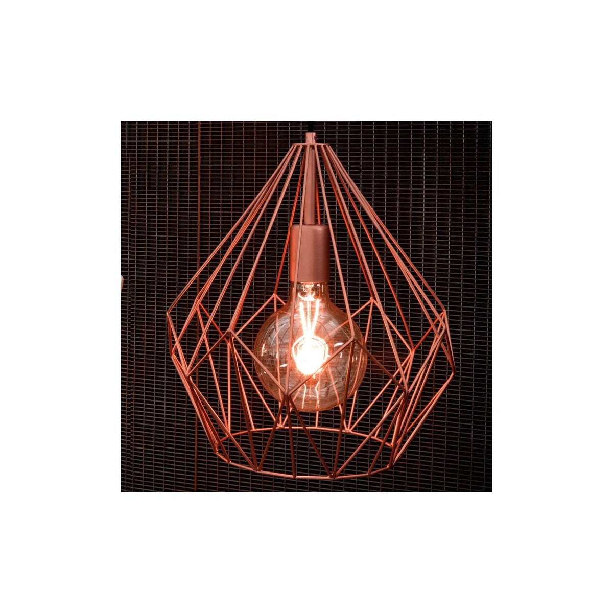 Bild 1 von Bosco Metall-Pendelleuchte im Vintage-Look Kupferfarben