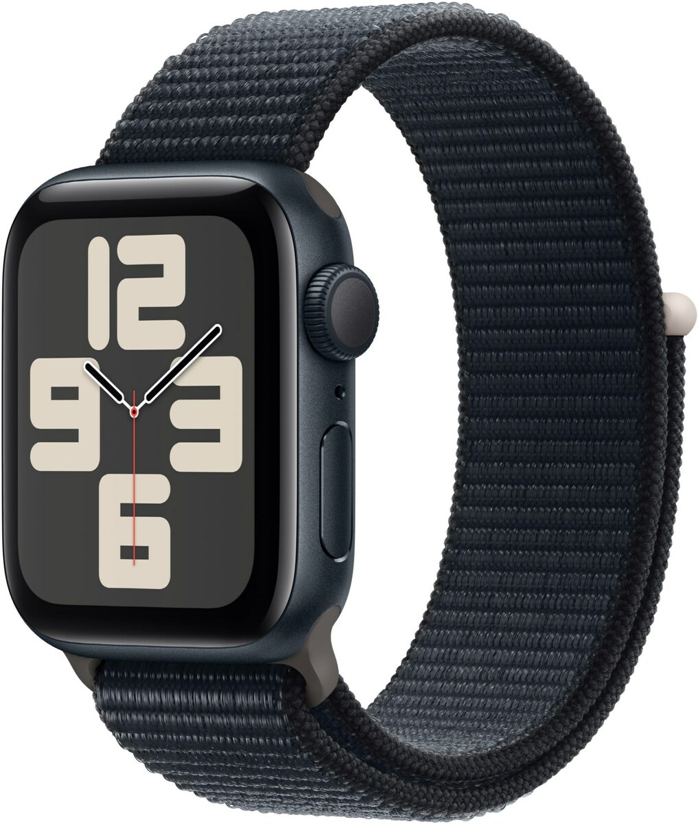 Bild 1 von Watch SE (40mm) GPS Smartwatch 2. Generation, Alu mit Sport Loop mitternacht/mitternacht