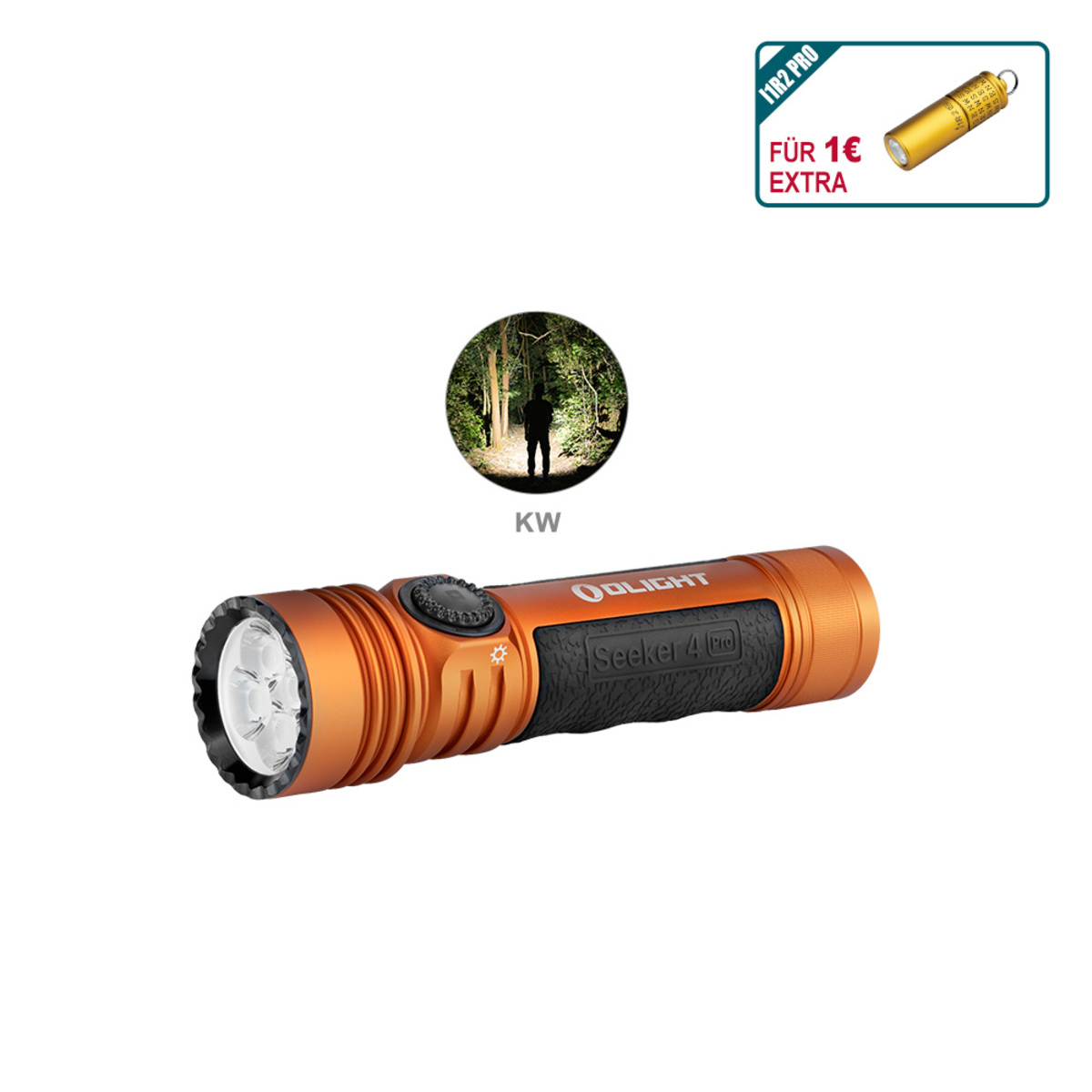 Bild 1 von Olight Seeker 4 Pro LED Taschenlampe 4600 Lumen 260 Meter