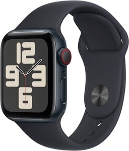 Watch SE (40mm) GPS+4G Smartwatch 2. Gen, Alu mit Sportarmband M/L mitternacht/mitternacht