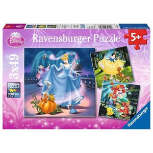 Disney Princess - Puzzleset - 3 x 49 Teile