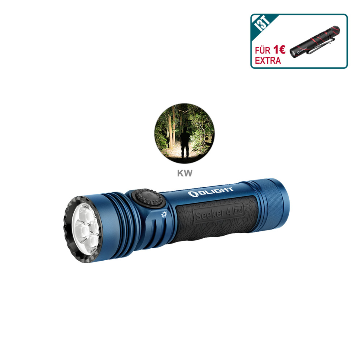Olight Seeker 4 Pro LED Taschenlampe 4600 Lumen 260 Meter im Angebot