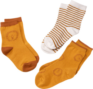 ALANA Kinder Socken, Gr. 31/33, mit Bio-Baumwolle, gelb