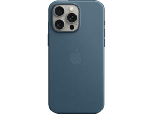 APPLE Feingewebe Case mit MagSafe, Backcover, Apple, iPhone 15 Pro Max, Pazifik Blau
