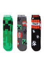 Bild 1 von C&A Multipack 3er-Minecraft-Socken mit Motiv, Schwarz, Größe: 31-33