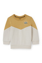 Bild 1 von C&A Dino-Baby-Sweatshirt, Gelb, Größe: 68