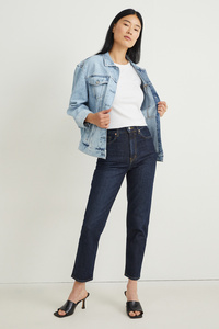 C&A Premium Denim by C&A-Straight Jeans-High Waist, Blau, Größe: 44