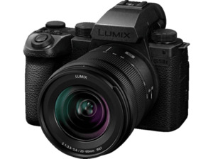PANASONIC LUMIX DC-S5IIX Kit Hybrid-Systemkamera mit Objektiv 20-60mm , 7,6 cm Display Touchscreen