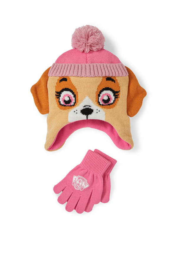 Bild 1 von C&A Paw Patrol-Set-Mütze und Handschuhe-2 teilig, Pink, Größe: 128-152