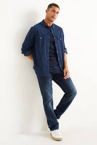 C&A Straight Jeans-Flex Jog Denim-LYCRA®, Blau, Größe: W38 L30