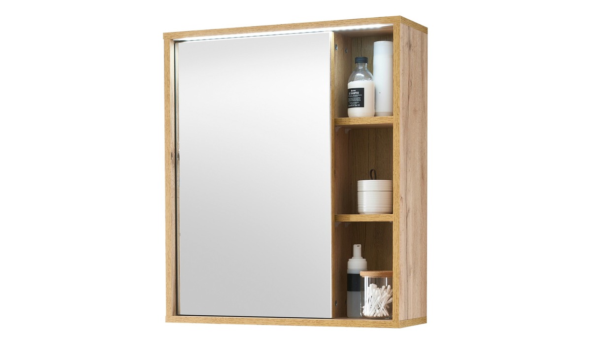 Bild 1 von Spiegelschrank  Gmunden holzfarben Maße (cm): B: 60 H: 70 T: 20 Schränke