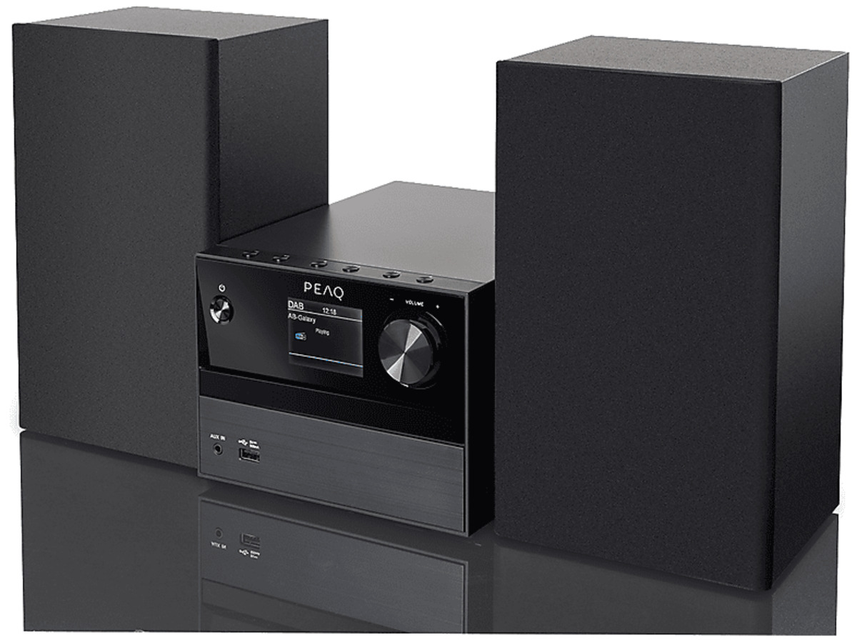 Bild 1 von PEAQ PMS 320 Micro Hifi System (Schwarz)
