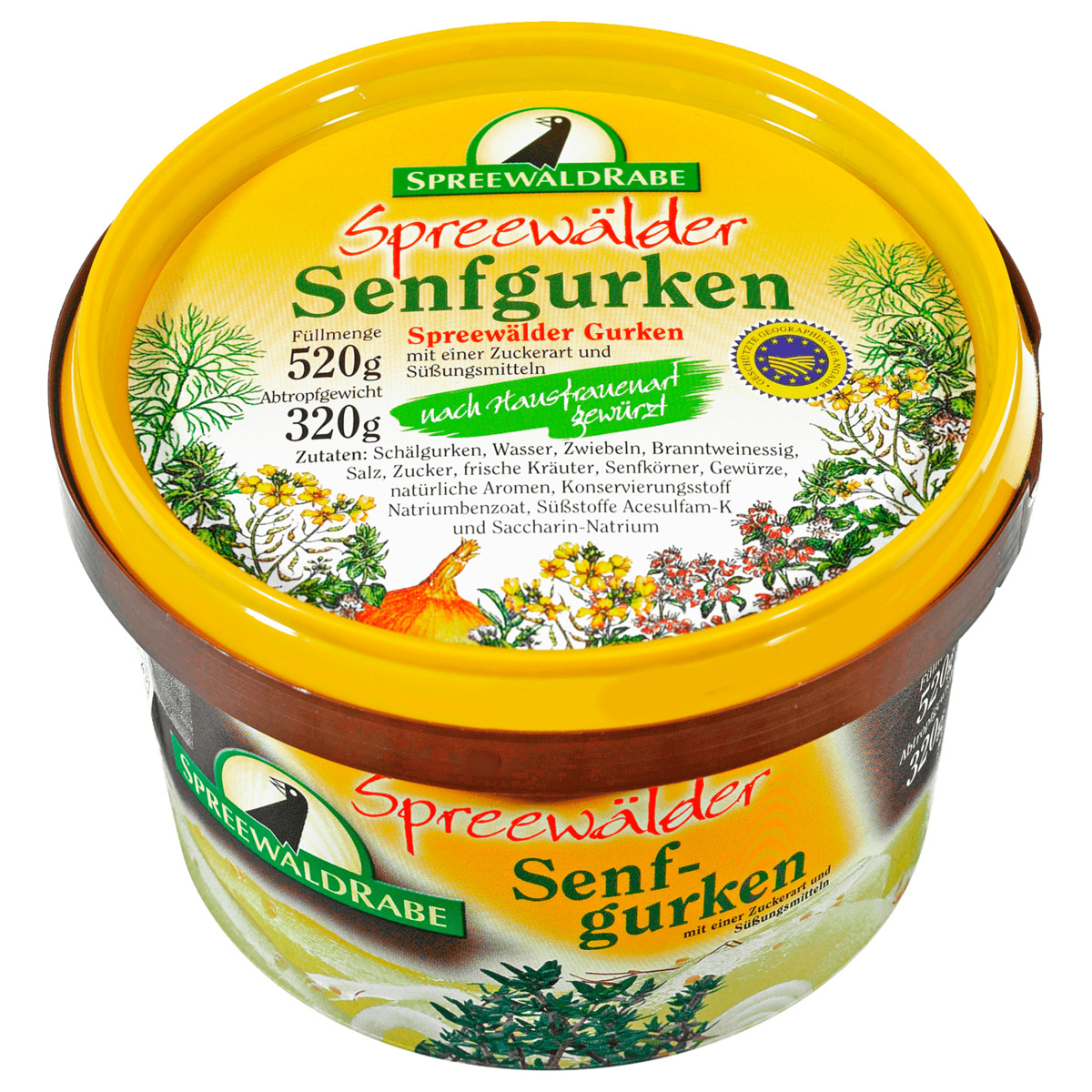 Bild 1 von SPREEWALDRABE Spreewälder Senfgurken 520g