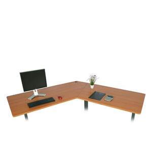 Tischplatte MCW-D40 für Eck-Schreibtisch, Schreibtischplatte, 120° ~ natur