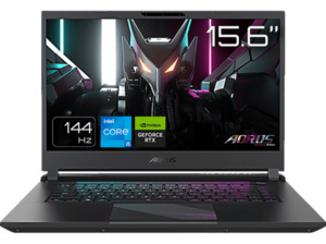 GIGABYTE Aorus 15 9KF-E3DE383SH, Gaming Notebook mit 15,6 Zoll Display, Intel® Core™ i5 Prozessor, 8 GB RAM, 512 SSD, NVIDIA GeForce RTX 4060 GPU, Schwarz