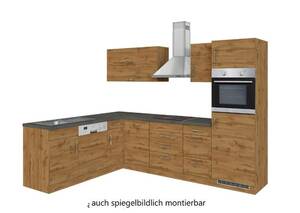 Held Möbel Eck-Küchenzeile SORRENTO, Holznachbildung