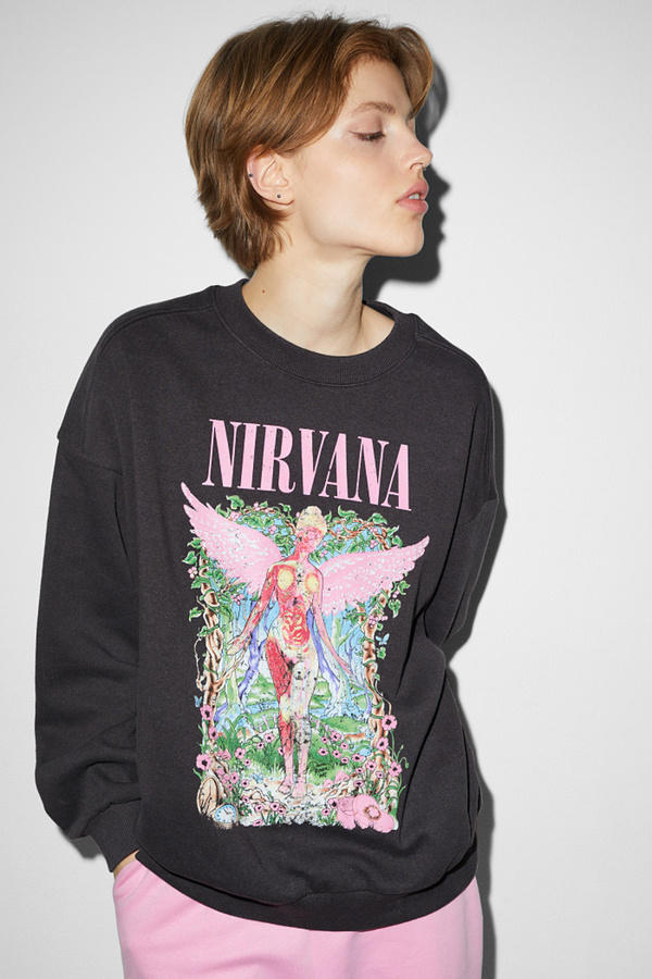 Bild 1 von C&A CLOCKHOUSE-Sweatshirt-Nirvana, Grau, Größe: XS