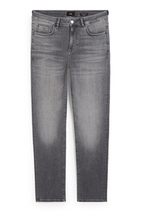 C&A Straight Jeans-Mid Waist, Grau, Größe: 44