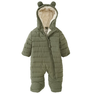 Newborn Winteroverall mit Teddyplüsch