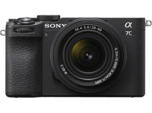 SONY Alpha 7C II Kit (ILCE-7CM2L) Vollformat Kamera mit Objektiv 28 - 60 mm, 7,5 cm Display Touchscreen, WLAN