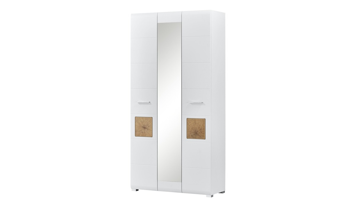 Bild 1 von Garderobenschrank  Fun Plus weiß Maße (cm): B: 99 H: 203 T: 40 Schränke